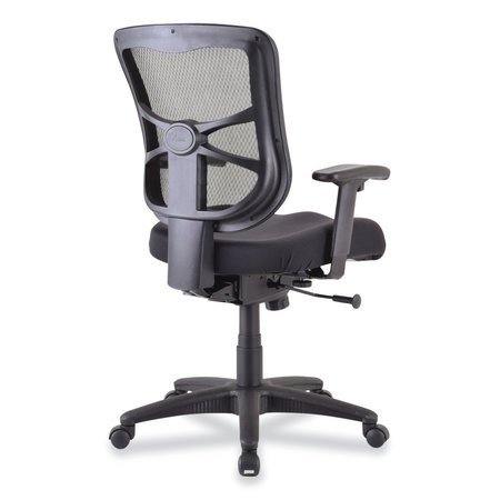 Alera Task Chair, Mesh, 18-3/4" to 22-3/8" Height, Padded Arms, Black ALEEL42BME10B